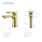 Kibi Tender Single Handle Bathroom Vanity Sink Faucet with Pop Up Drain C-KBF1019BG-KPW100BG - alternate 7